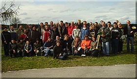 MV Heimatkl�nge mit den Teilnehmern