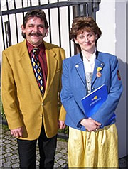  Kpm. Regina Kolm und Landesstabführer Andreas Eckerl